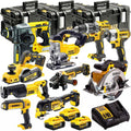 Dewalt DCKT4T10P4 18V XR 10 Piece Power Tool Kit with 3 x 5.0Ah Batteries & Toughsystem Box